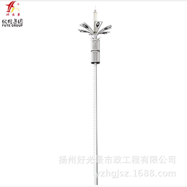 厂家移动通讯塔单管电力杆铁塔独管钢管避雷塔各式规格