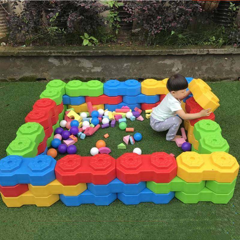 八角造景大积木砖幼儿园儿童大型塑料积木户外玩具建构区搭建材料,纺织面料/辅料/配套,纺织机械配件,淘宝优惠券,粉丝福利购,淘宝优惠卷