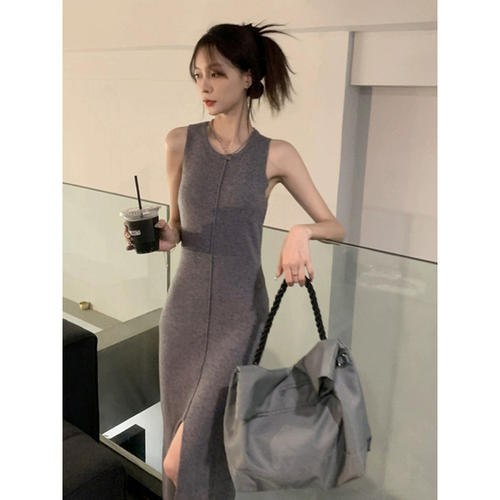 美式复古辣妹风吊带裙夏