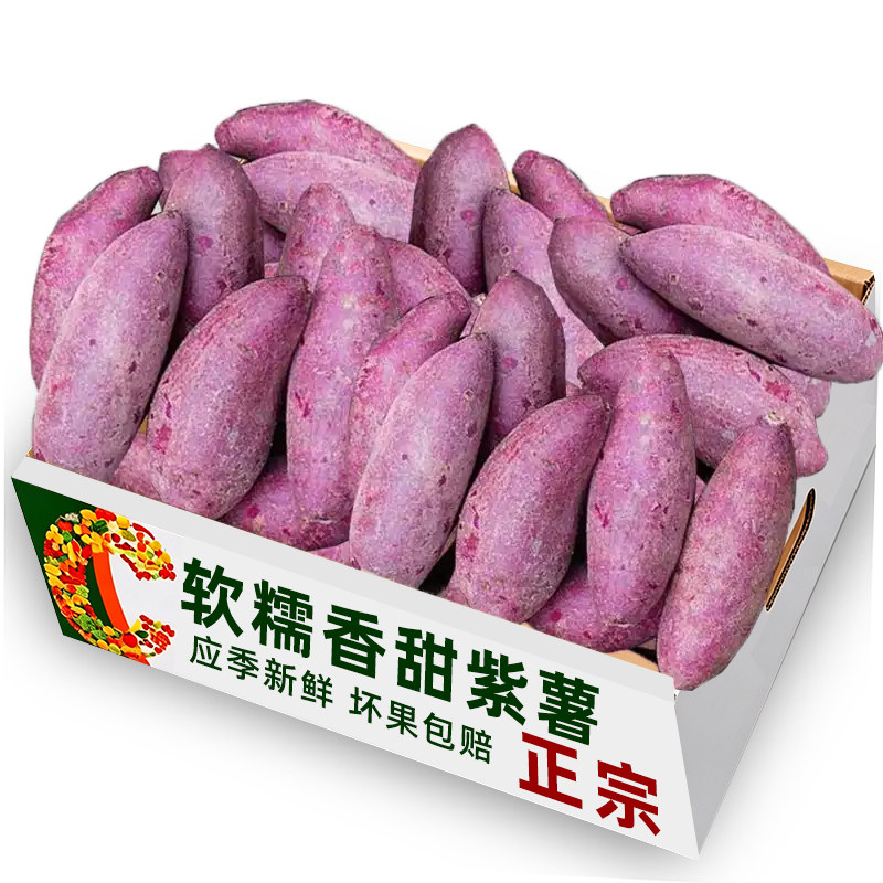 3斤软糯香甜紫薯5-12个