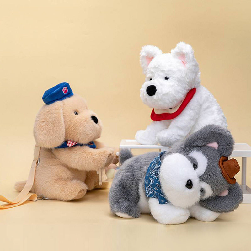 卡通毛绒玩偶双肩包小狗公仔可爱狐狸背包可收纳儿童生日礼物,玩具/童车/益智/积木/模型,毛绒/玩偶/公仔/布艺类玩具,淘宝优惠券,粉丝福利购,淘宝优惠卷