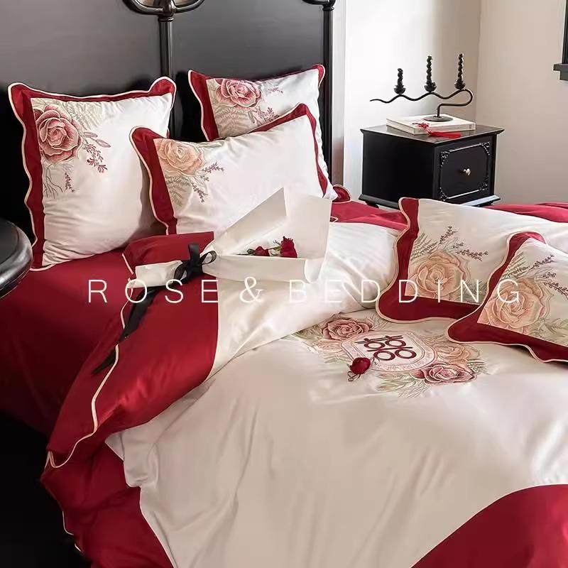 高端中式全棉100S长绒棉四件套结婚庆纯棉床上用品,3C数码配件,其它配件,淘宝优惠券,粉丝福利购,淘宝优惠卷