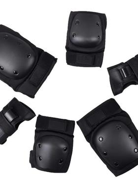 专业轮滑护具六件套 成人滑板户外防摔极限运动护具配件套装MS708