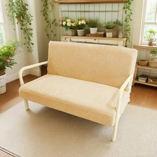 100-115cm小双人木质椅子套实木椅子套 弹力纯色实木沙发椅套