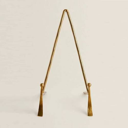 复古风格铁艺盘子支架装饰展示盘架日式茶饼架托架画架挂盘架摆件