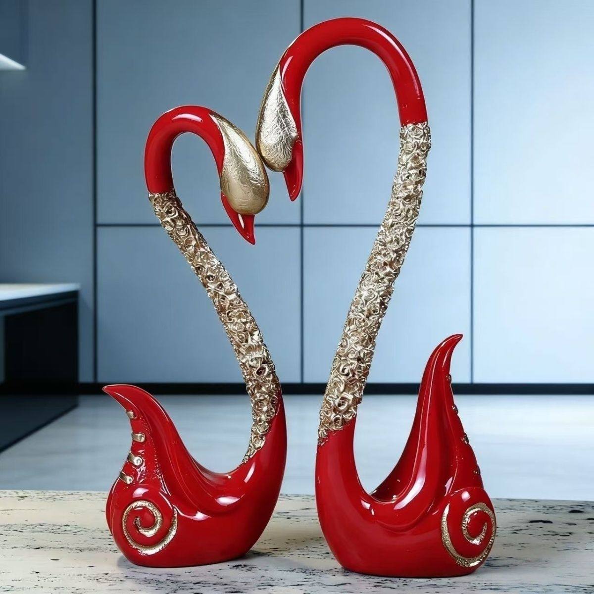 情侣天鹅新婚礼物实用送人酒柜北欧轻奢实用装饰品创意摆件送闺蜜,家居饰品,装饰摆件,淘宝优惠券,粉丝福利购,淘宝优惠卷