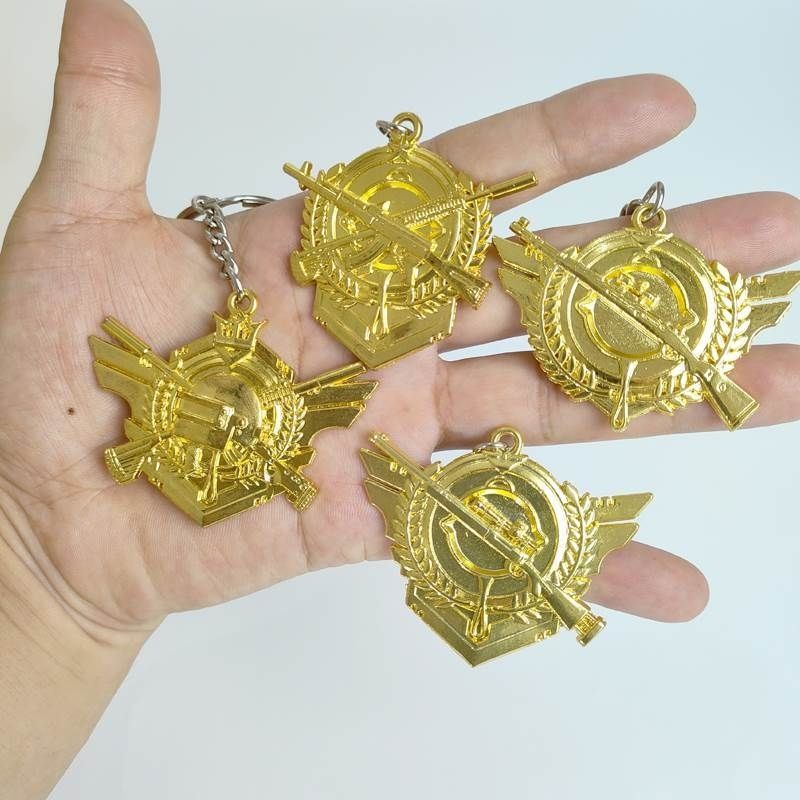 和平精英手办绝地求生钥匙扣合金玩具模型挂件周边吃鸡战场精致