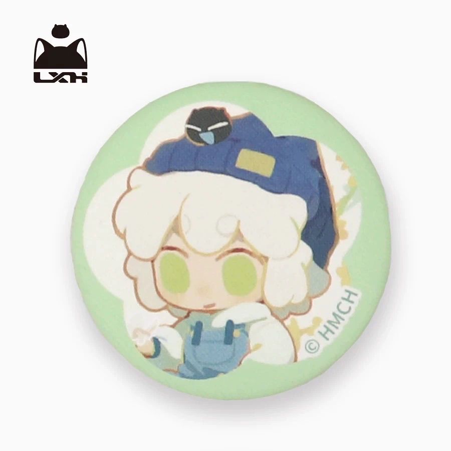 罗小黑25年迷你节气马口铁徽章 代餐扎痛包生日礼物圆形