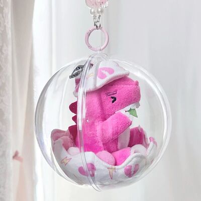 破壳龙保护壳圆球形素龙防脏保护套棉花娃娃包超透包子汪苏周边