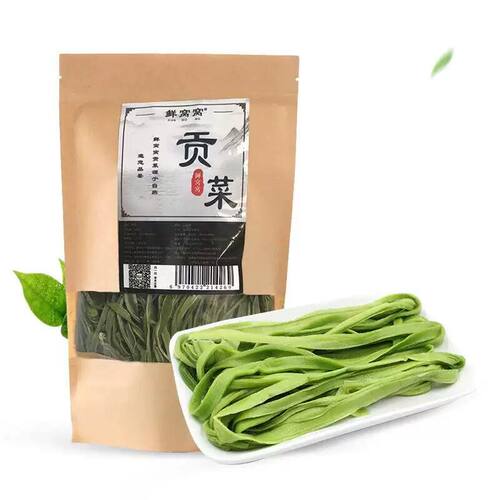 鲜窝窝贡菜250g新鲜苔干苔菜火锅贡菜响菜干货凉拌菜无叶贡菜