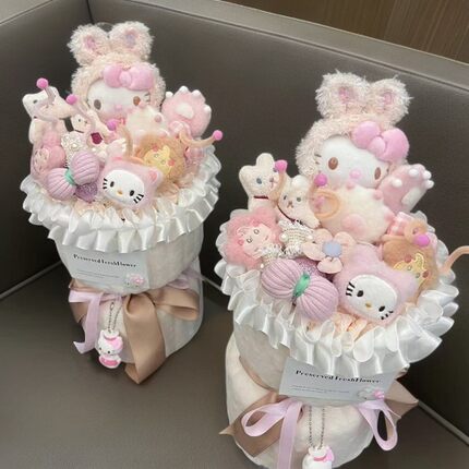 生日礼物女生hellokitty玩偶花束哈喽kt送女友闺蜜儿童可爱玩偶花