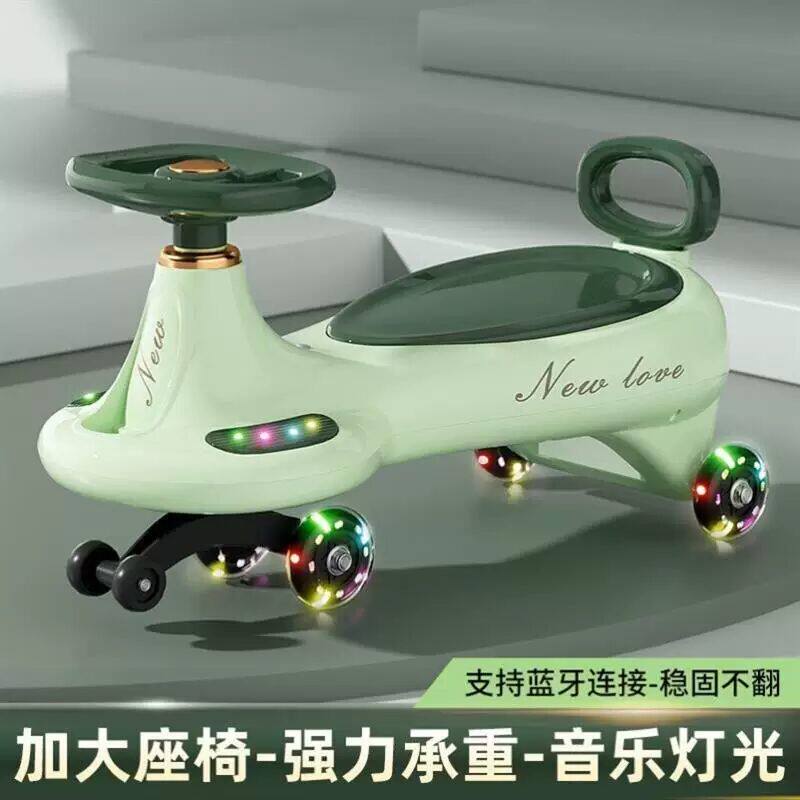 滑板车儿童孩溜溜车1-5岁万向轮防侧翻男孩摇摆车宝宝扭扭车平衡