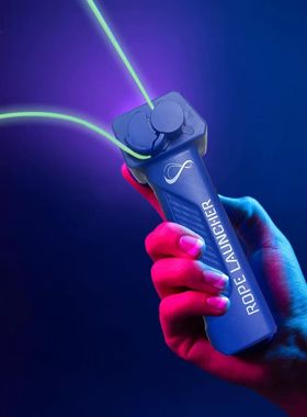 夜光绳子发射器ZipString手持可以调速电动绳索玩具LoopLasso同款