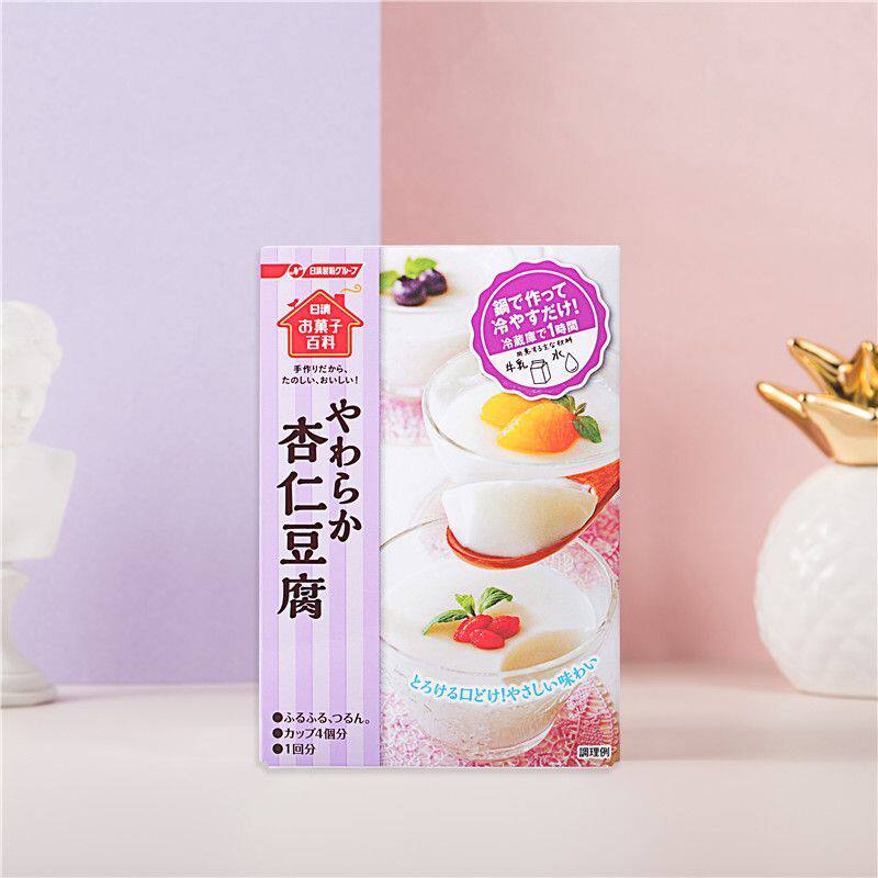 日本进口日清杏仁豆腐布丁粉DIY家用自制甜点焦糖果冻粉烘焙面粉