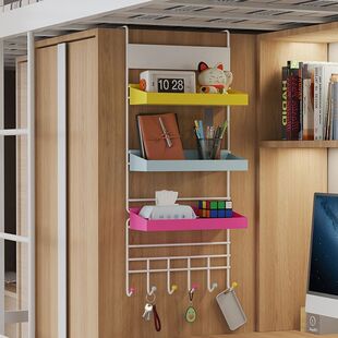 柜子侧边置物架壁挂式宿舍墙上置物架衣柜侧面收纳神器大学生寝室