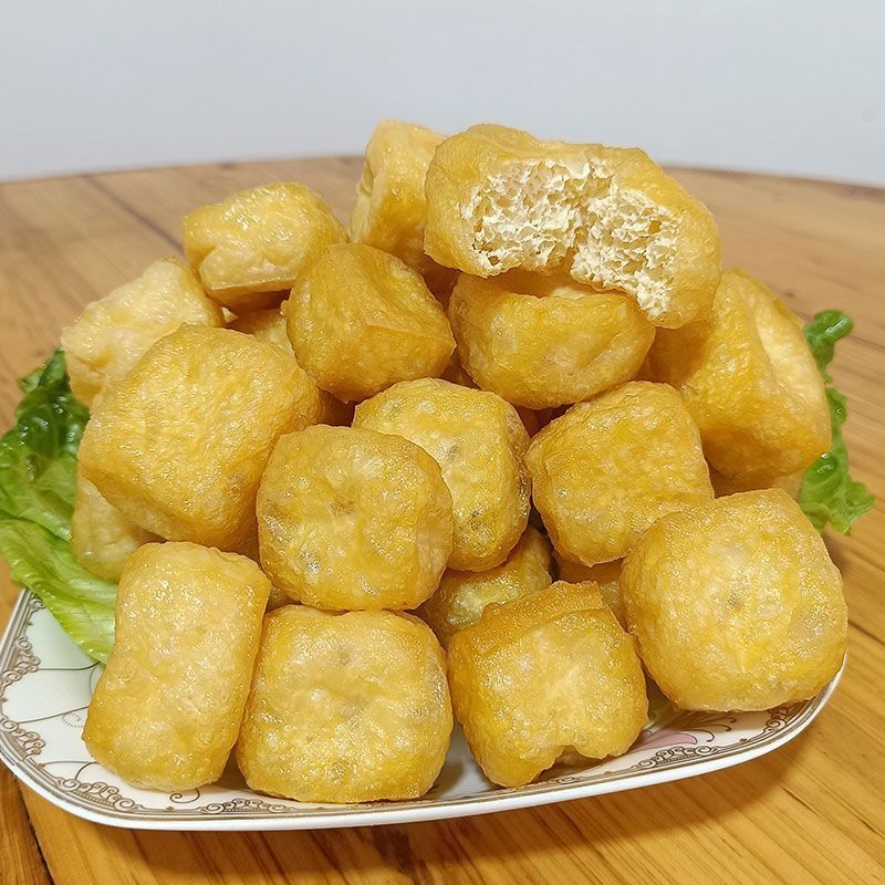 豆腐泡江西特产传统工艺纯手工豆泡油可塞肉豆干油炸豆泡