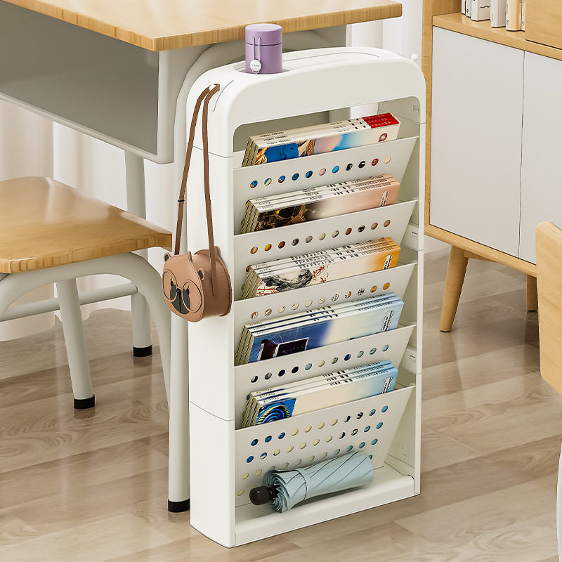 卡通桌边书架落地学生书袋挂阅读架书籍整理神器书本收纳包挂架子,住宅家具,书架,淘宝优惠券,粉丝福利购,淘宝优惠卷