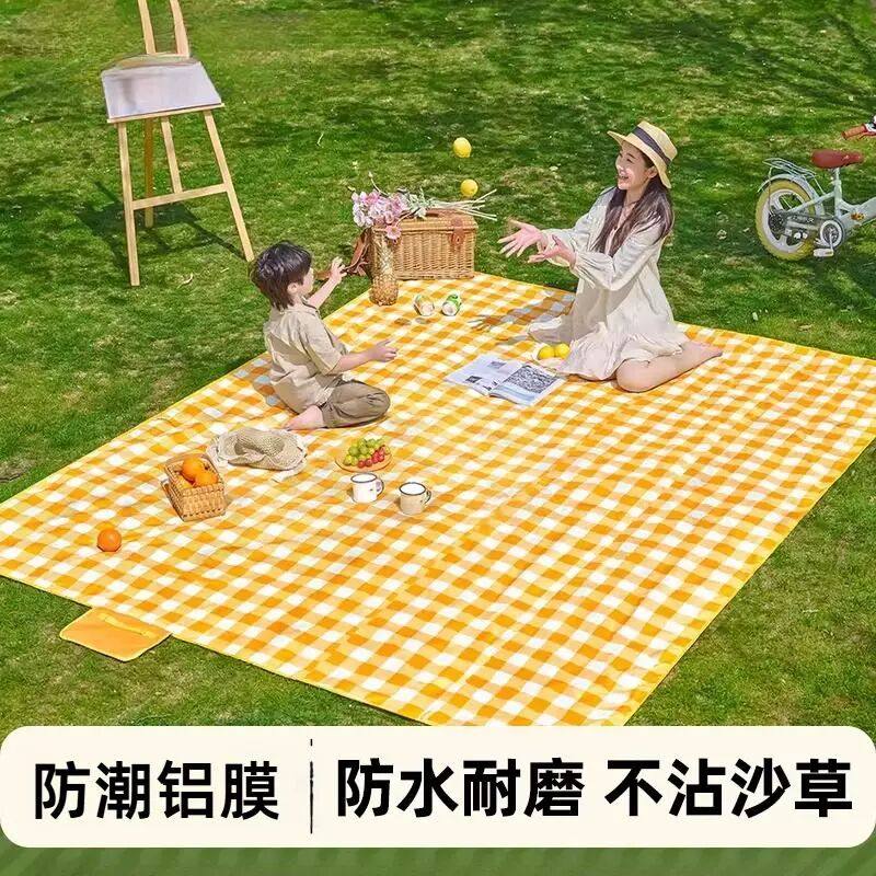 野餐垫防潮垫户外加厚露营垫子可携式野外防水布帐篷郊游草坪春游
