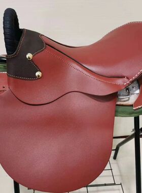 特价牛皮马鞍整套革板马鞍全套软座舒适游客鞍马鞍子马具