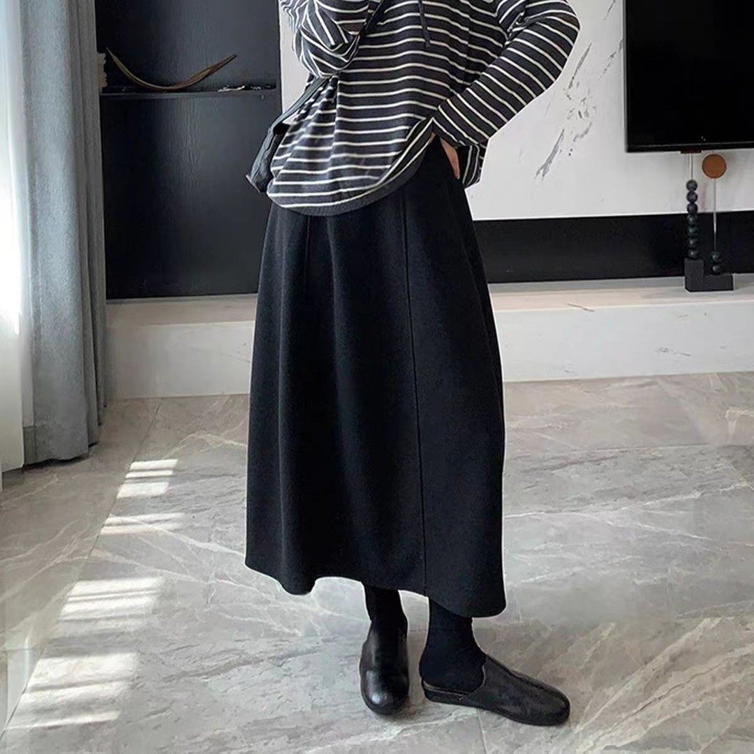 2025秋冬新款醋酸毛呢半身裙女A字高腰通勤百搭花苞裙优雅半身裙,女装/女士精品,大码半身裙,淘宝优惠券,粉丝福利购,淘宝优惠卷