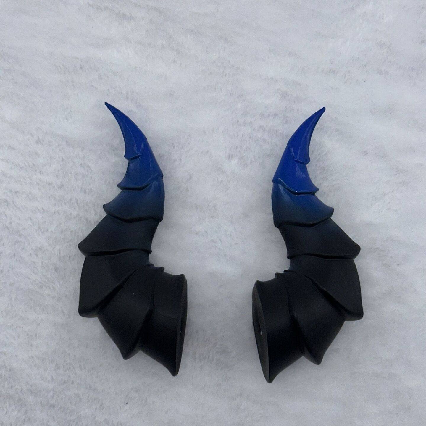 暗黑系恶魔角头盔角犄角洛丽塔发饰辣妹cos配饰道具牛角恶魔角