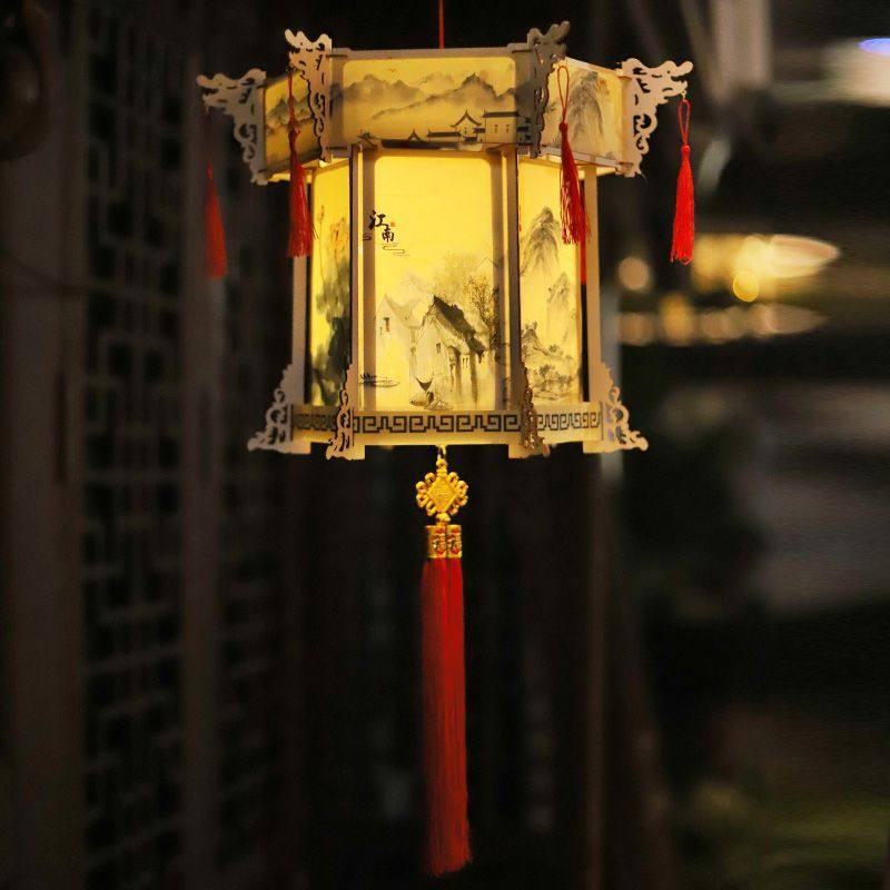 江南复古灯笼马年福字宫灯中式六角花灯景区门店装饰灯笼挂件布置,节庆用品/礼品,灯笼材料包,淘宝优惠券,粉丝福利购,淘宝优惠卷