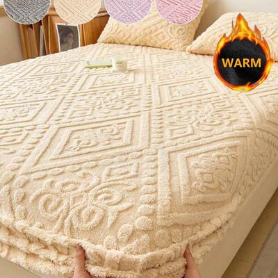 Soft Thick Milk Velvet Bedspread Breathable Anti Pilling