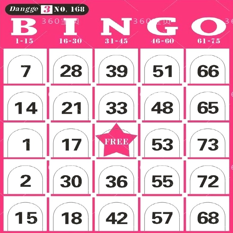 包邮冰果宾果BINGO游戏卡片婚礼抽奖60张/包可扩充540张不重复