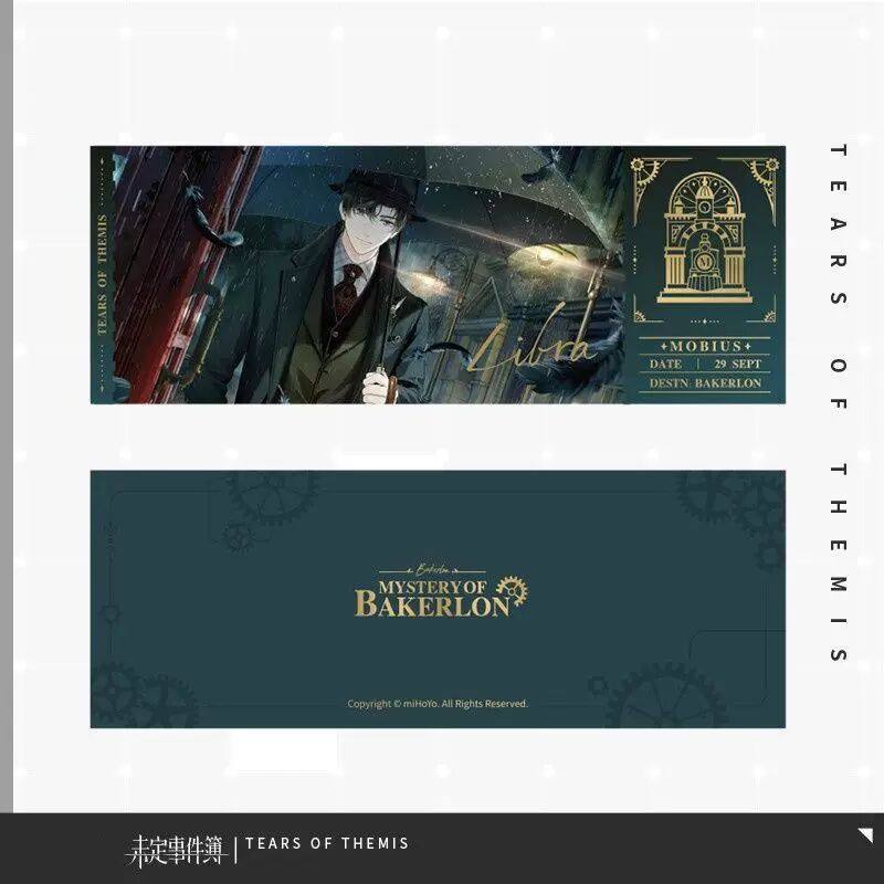 米哈游未定事件簿 情迷贝克伦系列 徽章镭射纪念票挂件色纸,模玩/动漫/周边/娃圈三坑/桌游,动漫徽章/立牌,淘宝优惠券,粉丝福利购,淘宝优惠卷