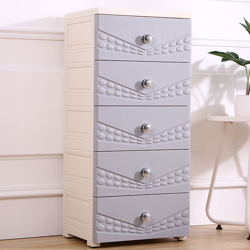加厚欧式多层抽屉式收纳柜宝宝儿童衣柜床头柜整理箱塑料五斗柜子