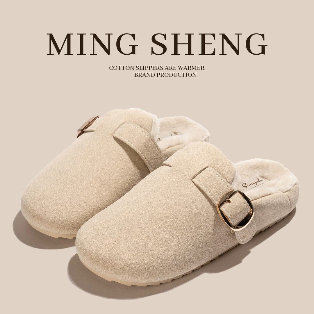 女士厚底毛绒勃肯棉拖鞋秋冬季室内居家外穿保暖新款加绒防滑包头,女鞋,勃肯鞋/软木鞋,淘宝优惠券,粉丝福利购,淘宝优惠卷