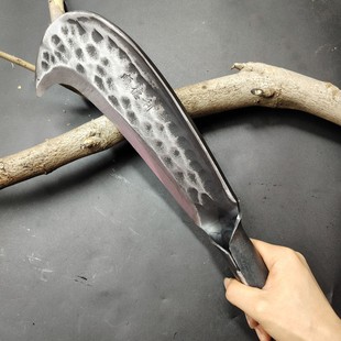 顺德利勾刀砍柴刀手工锻打柴刀户外农用柴刀砍树刀割草铁匠铺工具