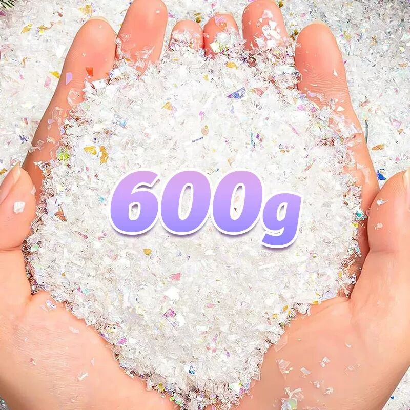 Christmas Artificial Snow Powder White Colorful Fake Snow Sn