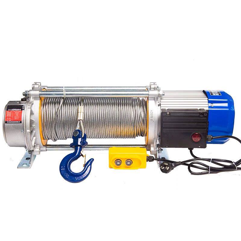 1吨2吨3吨100米无线遥控卷扬机220v小型吊机提升机380v电动葫芦
