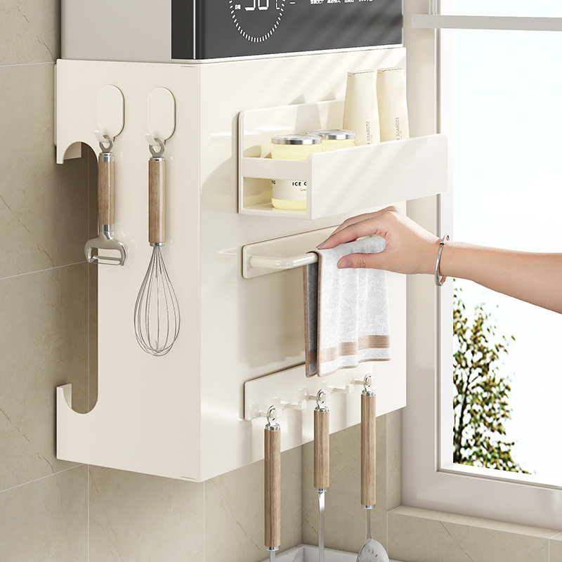 热水器遮挡罩磁吸燃气管道挂炉装饰厨房天然气壁挂遮丑柜置物架