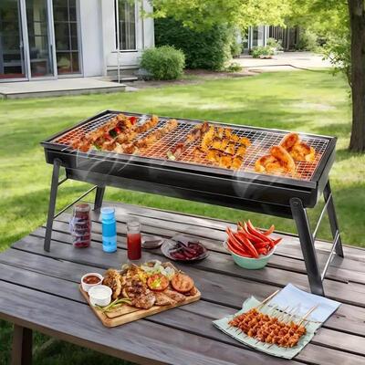 Portable Charcoal Grill Foldable Design Charcoal Grill with