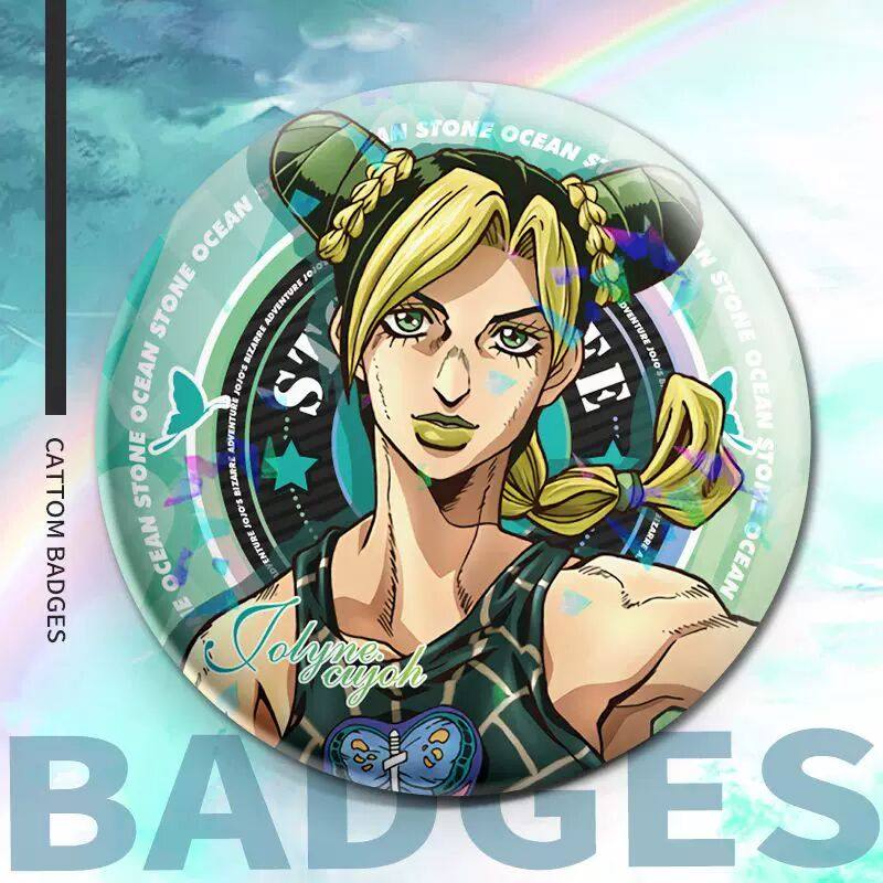 JOJO的奇妙冒险吧唧空条徐伦承太郎动漫周边镭射马口铁徽章谷子,模玩/动漫/周边/娃圈三坑/桌游,动漫徽章/立牌,淘宝优惠券,粉丝福利购,淘宝优惠卷