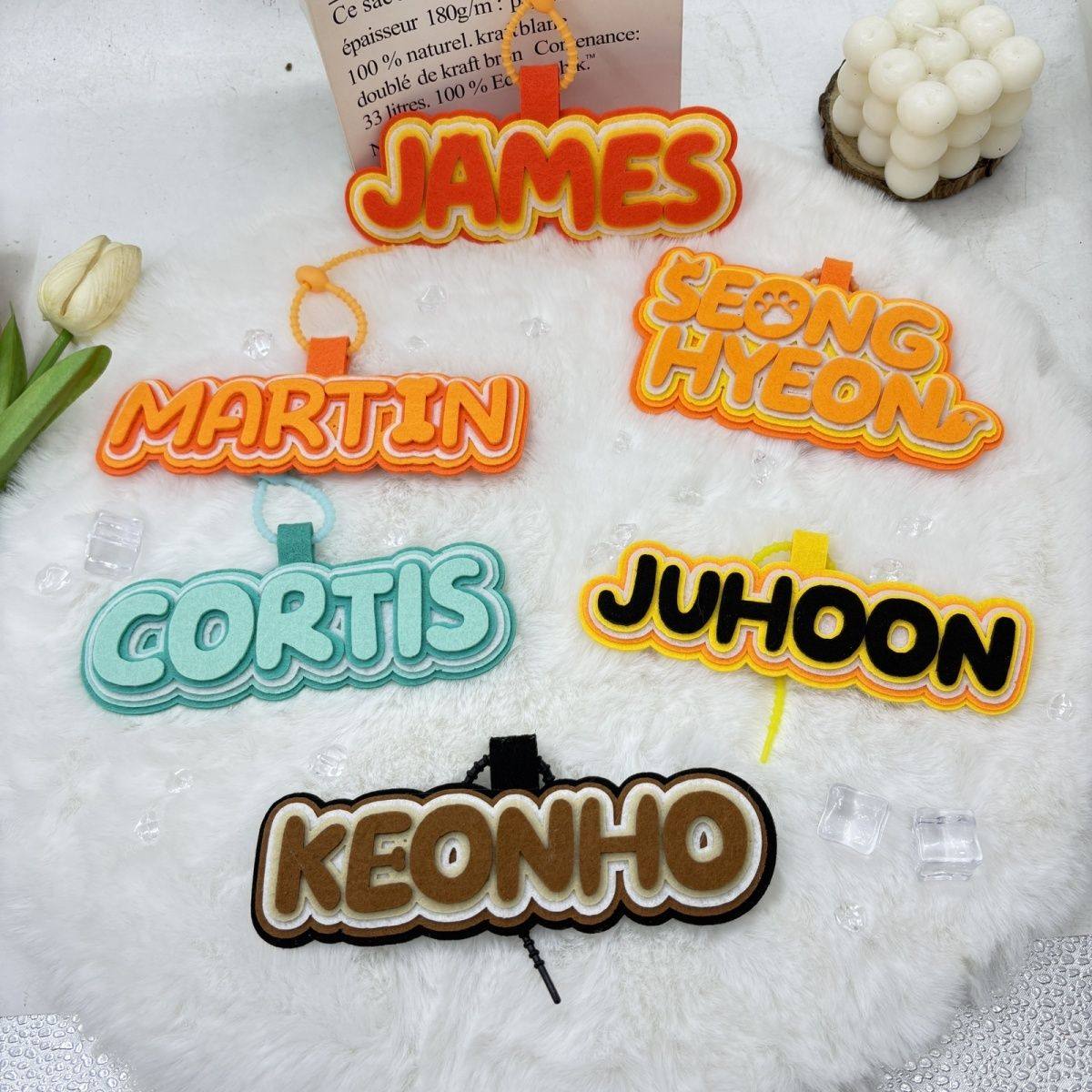 CORTIS男团不织布背包挂件赵雨凡金主训马丁严成玹安乾镐应援挂饰,服饰配件/皮带/帽子/围巾,包挂件,淘宝优惠券,粉丝福利购,淘宝优惠卷