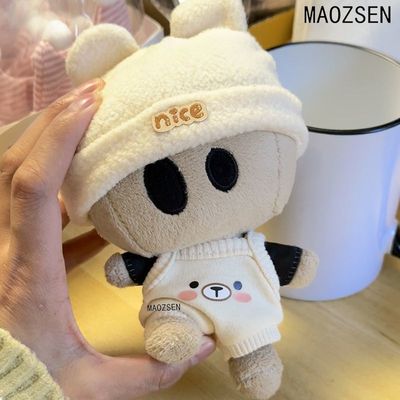 13cm小D薛之谦10cm娃衣dsp纸袋人天外来物玩偶可爱吊带帽子替换装