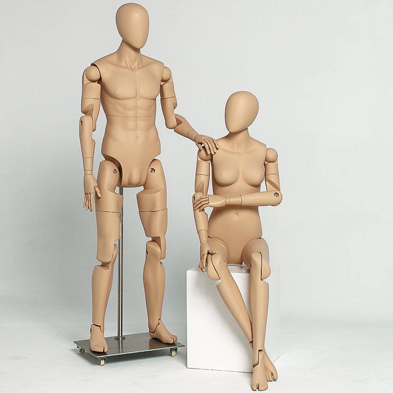 全身模特道具男运动跑步机器人可活动关节多功能造型人台展示架