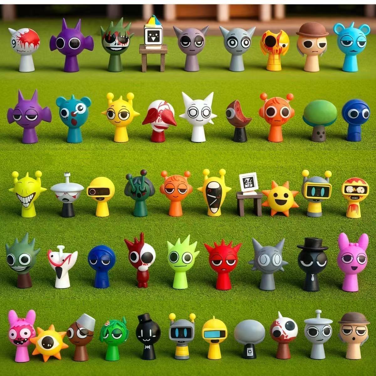 节奏盒子Sprunki手办音乐盒子游戏周边模型儿童爆款玩具礼物摆件