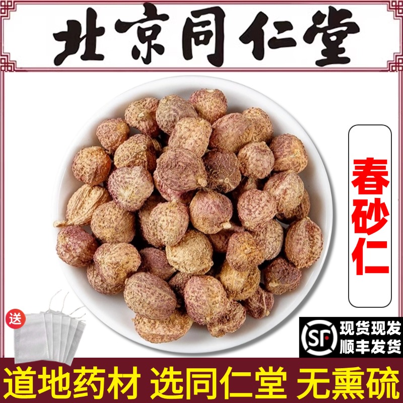 北京同仁堂正品春砂仁中药材正宗阳春特产春砂仁春砂仁果仁煲汤