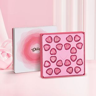 德芙心语牛奶巧克力20粒粉色礼盒送女友情人节礼物