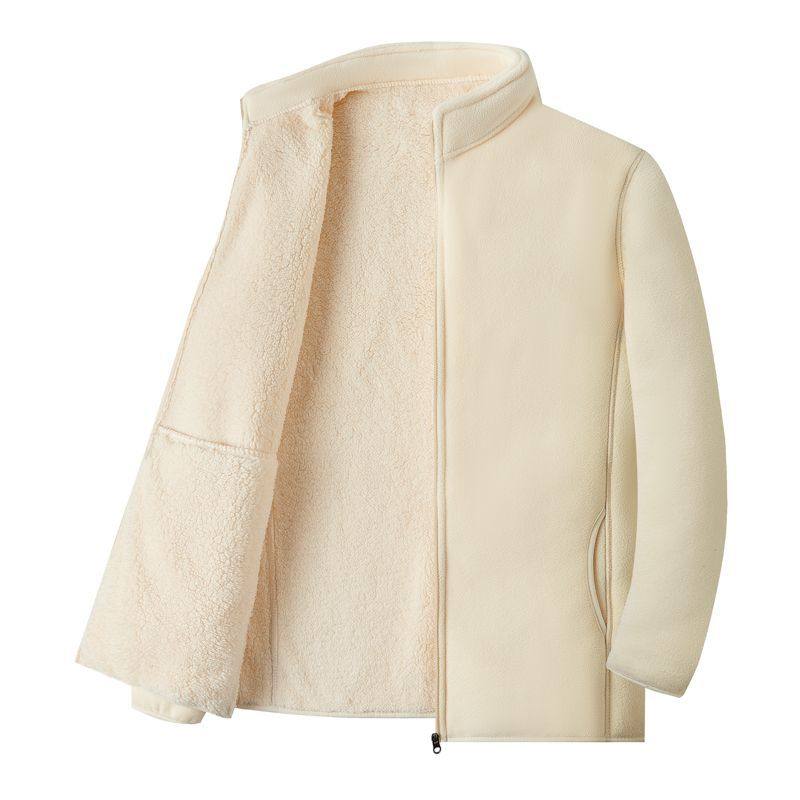 羊羔绒内胆男女同款保暖内穿巨厚秋冬新款抓绒衣户外摇粒绒学生