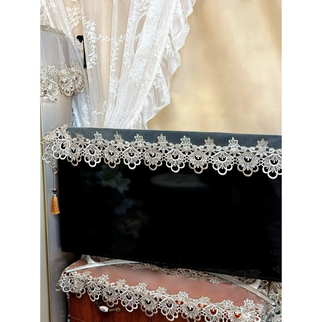 40*220cm网纱（70寸-83寸）玛瑙灰水溶蕾丝桌旗盖巾,居家布艺,桌布,淘宝优惠券,粉丝福利购,淘宝优惠卷