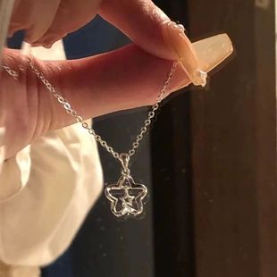*小红书同款灵动幸运星项链女ins 小众气质轻奢转运星送女生礼物