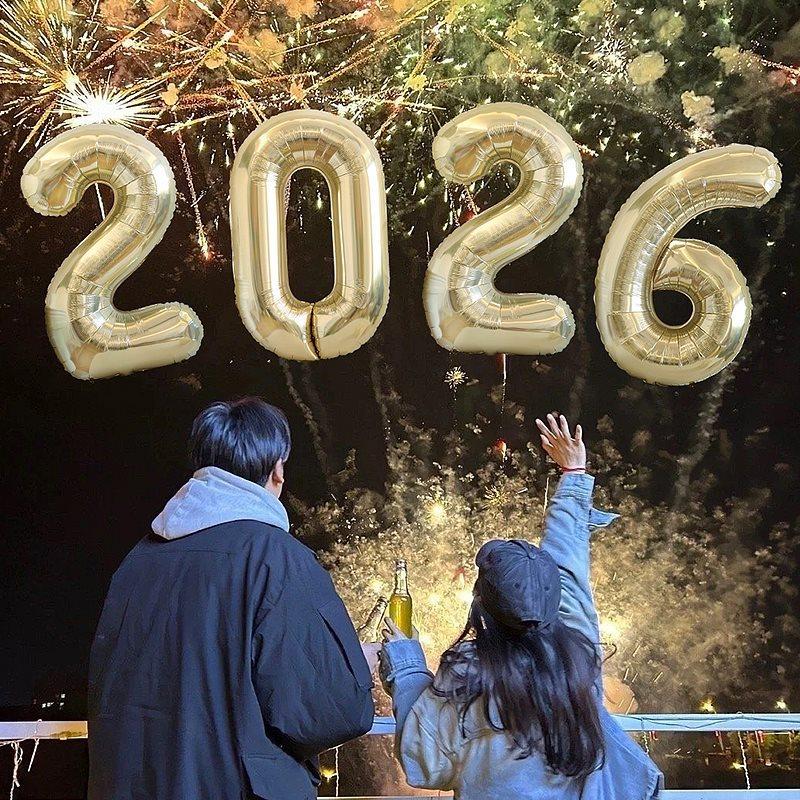 2026新年装饰大数字气球跨年夜元旦春节活动氛围户外拍照道具布置,节庆用品/礼品,气球,淘宝优惠券,粉丝福利购,淘宝优惠卷