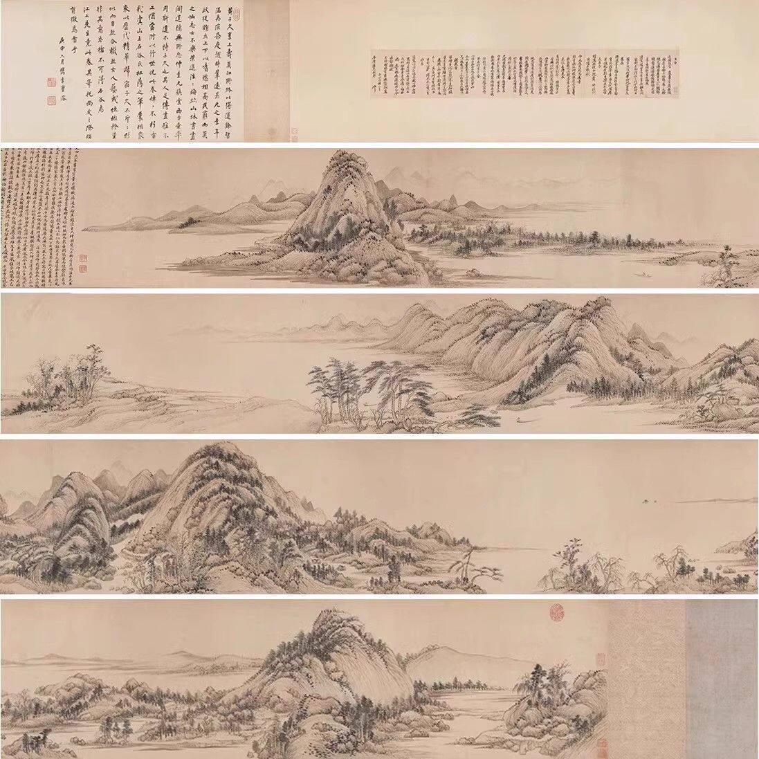 宋式美学山水墨画卧室客厅电视背景墙壁纸壁布工装民宿定制墙