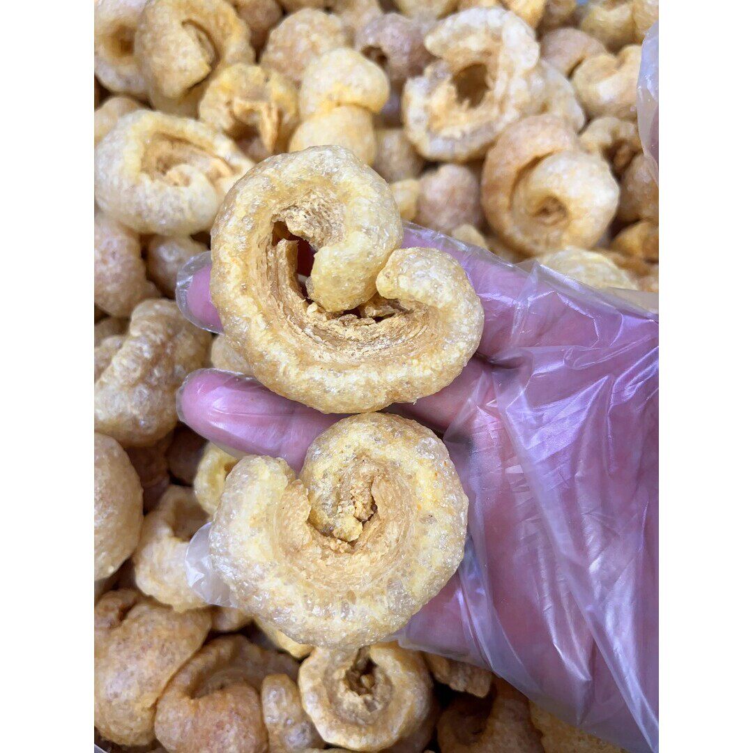 潮汕特产扑肉皮现炸猪肉皮 浮皮冰箱冷藏保存