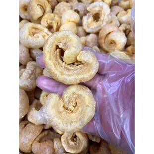 潮汕特产扑肉皮现炸猪肉皮浮皮冰箱冷藏保存